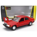 Bburago Mercedes benz 190e 1984 Red 1:24 – Zboží Dáma