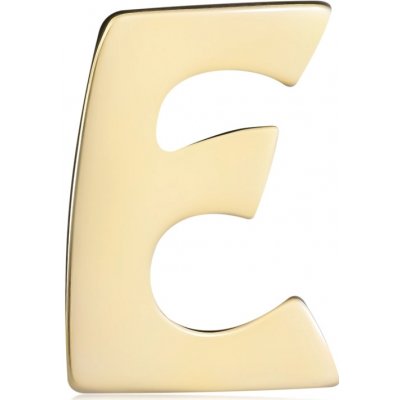 Šperky Eshop Zlatý přívěsek s lesklým a hladkým povrchem tiskací písmeno E S2GG124.01 – Sleviste.cz