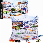 MAJORETTE Adventní kalendář s autíčky a doplňky 24 okének – Zboží Dáma