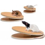 Karlie-Flamingo dřevěný cvičící disk s korkem pro hlodavce 25 cm – Zboží Mobilmania