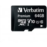 Verbatim microSDXC class 10 64 GB microSDXC Class 10 44084 – Zboží Živě