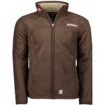 GEOGRAPHICAL NORWAY mikina UBOLT s kožíškem hnědá – Zboží Mobilmania