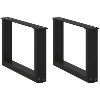 Omaxi 310750 Nohy konferenčního stolku ve tvaru U 2 ks černé 50 x 30-31 cm ocel – Hledejceny.cz
