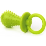 Olala Pets Gumové kousátko pro psa dudlík s rolničkou 9,5 cm – Sleviste.cz