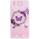 Pouzdro Bossi gelové Sony Xperia L1 - růžový motýlek – Zboží Živě