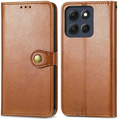 VSECHNONAMOBIL LEATHER BUCKLE Hnědé pouzdro Motorola Moto G86 Power 5G 131261 – Hledejceny.cz