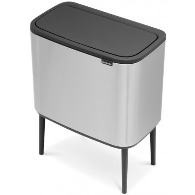 BRABANTIA Bo Touch Bin 33 l (316081) nerezový koš na třídění odpadu tříkomorový – Zboží Mobilmania