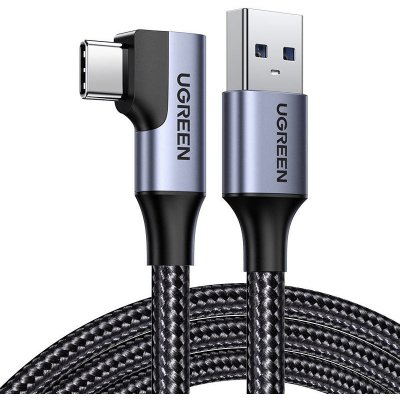 Ugreen US385 Úhlový USB na USB-C, 3A, 1m
