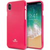 Pouzdro a kryt na mobilní telefon Apple Pouzdro Mercury iPhone XS / X - Jelly Case Hotrůžové