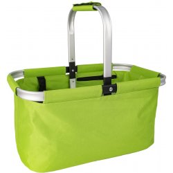 HomeLife Nákupní skládací košík zelený