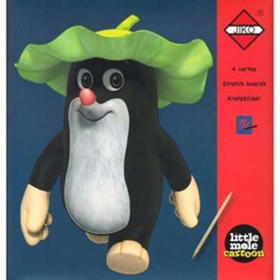 Škrabací obrázky Panda a Little Mole červené – Zboží Dáma