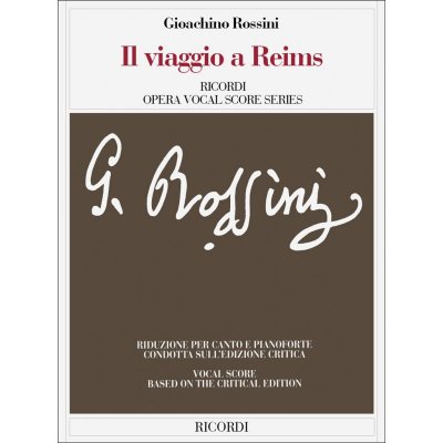 Gioachino Rossini Il viaggio a Reims Cesta do Remeše noty na zpěv, klavír – Hledejceny.cz