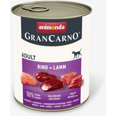 Animonda Gran Carno Adult hovězí & jehně 0,8 kg