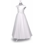 Dívčí šaty s tylem Tosia BZ 093 bílé – Zbozi.Blesk.cz