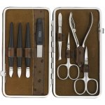 GöSol Solingen Dámská kožená manikúra 1842-100 hnědá pštros – Zboží Dáma