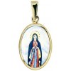 Přívěsky Aljančič Svatá Panna Maria medailka 498H