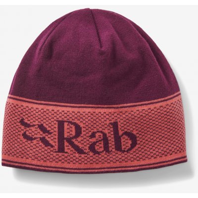 Rab Logo Band Beanie 2.0 čepice mulberry/hibiscus – Hledejceny.cz