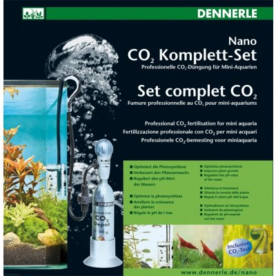 Dennerle Nano CO2 kompletní set s redukčním ventilem – Zboží Dáma