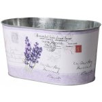 Nohel Garden Truhlík LEVANDULE BIG oválný plechový 23x14x12cm – Hledejceny.cz