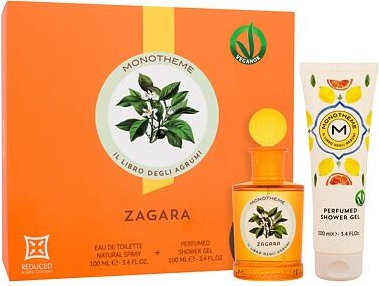 Monotheme Book of Citruses Zagara : EDT 100 ml + sprchový gel 100 ml unisex