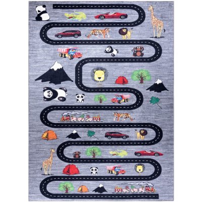 Hanse Home Bambino 2092 Streets cars anthracite – Zbozi.Blesk.cz