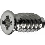 Hettich Eurošroub, 20 ks, poniklovaný, pr. 6,3 x 15 mm – Hledejceny.cz