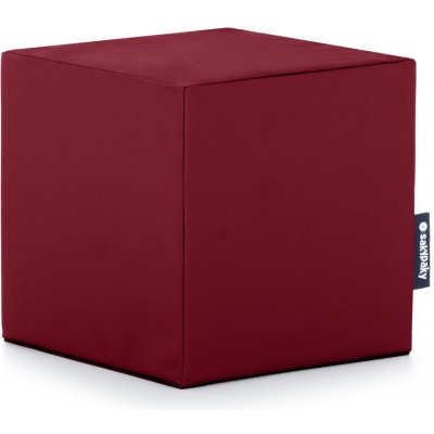 SakyPaky - Taburet KOSTKO PUR, červená – Sleviste.cz
