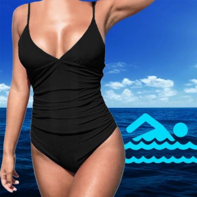 Mena by Moio menstruační plavky jednodílné černé – Zboží Dáma