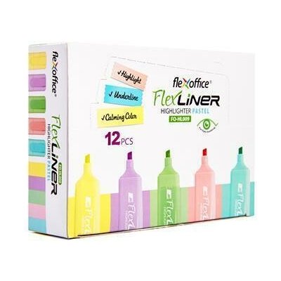 Flexoffice Flexliner 12 pastelových barev OW 0031 – Hledejceny.cz