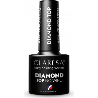 Claresa gél lak TOP DIAMOND NO WIPE 5 g – Zbozi.Blesk.cz