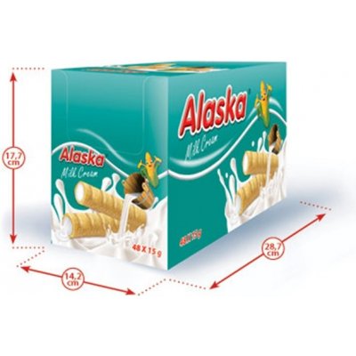 Alaska Kukuřičné trubičky mléčné 864 g – Hledejceny.cz