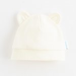 Kojenecká bavlněná čepička New Baby Kids krémová – Zboží Dáma