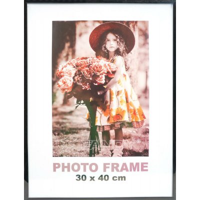 Fotorámeček plastový Simple 2 30x40 2 černý – Zboží Živě