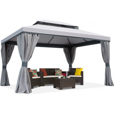 Garden Point GAP240 Valencia 3x4x3 m Grey se závěsy – Zbozi.Blesk.cz