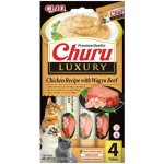 Churu Cat Luxury Chicken Recipe with Wagyu Beef 4 x 14 g – Zboží Mobilmania