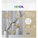 Heyda Papíry na origami 15x15cm a 20x20cm 20ks kraft se zlatými hvězdičkami – Zbozi.Blesk.cz