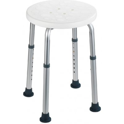 Wenko Secura stolička do sprchy bílá/šedá 45,5 cm, 57,5 cm, 45,5 cm – Zboží Dáma