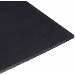 Scobax Gumový pás Fitness 100 x 500 x 0,6 cm černá