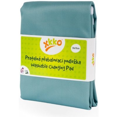 Kikko Pratelná podložka XKKO Watercolour Polka Dots Safari Granite Green 50 x 70 – Zboží Dáma