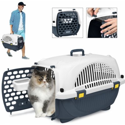 ACXIN Přepravní box pro malé psy a kočky Box pro psy 60 x 40 x 42,5 cm – Zboží Mobilmania