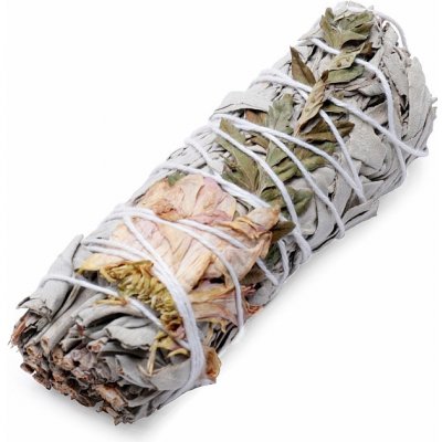 Nefertitis Šalvěj bílá Peaceful vykuřovací svazek NF27662 cca 10 cm – Zboží Dáma