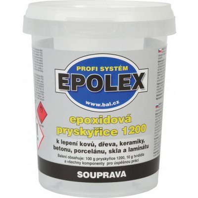 Epolex 1200 souprava epoxidové pryskyřice 100 g – Sleviste.cz
