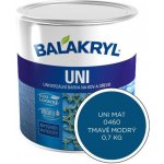 Barvy a laky Hostivař akryl Uni mat 0460 0,7kg tm. modrá – Zboží Mobilmania
