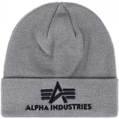Alpha Industries 3D Beanie Grey Heather – Hledejceny.cz
