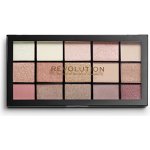 Makeup Revolution paletka očních stínů Re-Loaded Iconic 3.0 stíny rosegold a broskvové 16,5 g – Zboží Mobilmania