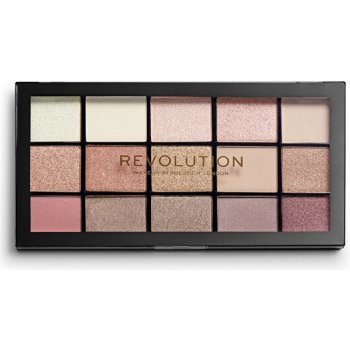 Makeup Revolution paletka očních stínů Re-Loaded Iconic 3.0 stíny rosegold a broskvové 16,5 g