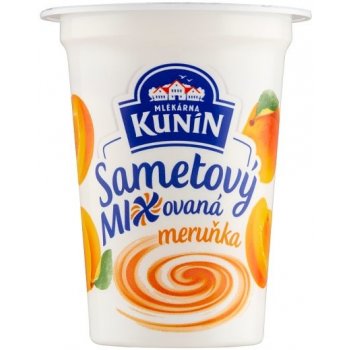 Mlékárna Kunín Sametový mixovaná meruňka 150 g