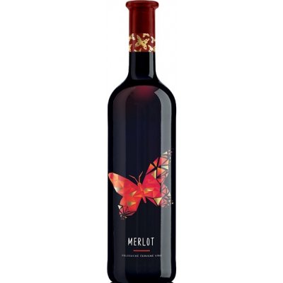 Motýl Merlot 11,5% 0,75 l (holá láhev) – Hledejceny.cz