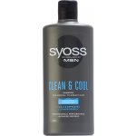 Syoss Men Clean & Cool šampon pro normální až mastné vlasy 440 ml – Zboží Mobilmania