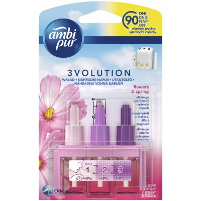 Ambi Pur 3Volution náhradní náplň do osvěžovače vzduchu Flowers & Spring 3 x 20 ml – Zboží Mobilmania